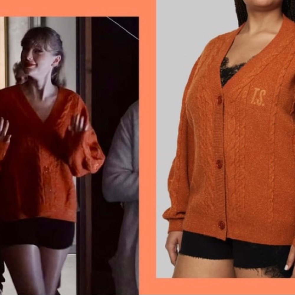 NIB Taylor Swift The Life of a Showgirl Cardigan size M/L TLOAS